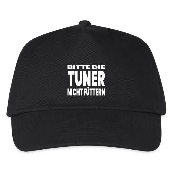 Tuner - Kinder Basecap - Schwarz - Vorne