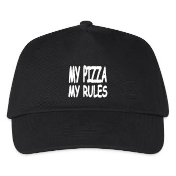 Pizza - Kids’ Baseball Cap - black - Front