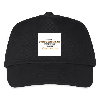 Cuillère sale - Casquette de baseball Enfant - noir - Devant