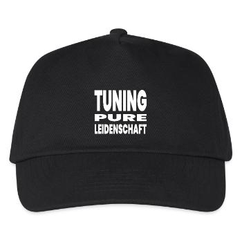 Tuning - Kinder Basecap - Schwarz - Vorne