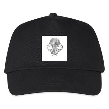 Skull Dragonfly Monochrome - Kids’ Baseball Cap - black - Front