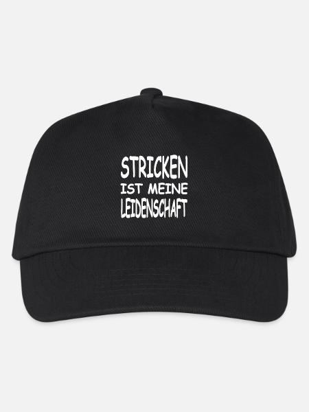 Stricken - Kinder Basecap - Schwarz