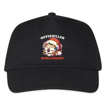 Official Sleep Shirt Christmas Koala - Kids’ Baseball Cap - black - Front