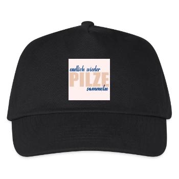 PASSE-TEMPS DE CUEILLETTE DE CHAMPIGNONS - Casquette de baseball Enfant - noir - Devant