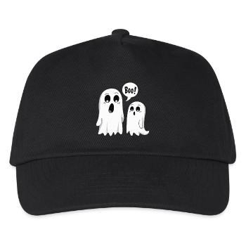Halloween Niedliche Boo-Geister - Kinder Basecap - Schwarz - Vorne
