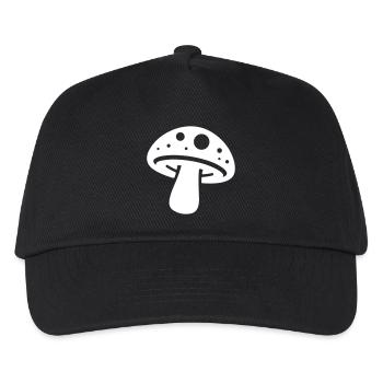 Mushroom Icon - Kids’ Baseball Cap - black - Front