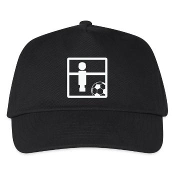 Kicker de football Fußball - Casquette de baseball Enfant - noir - Devant