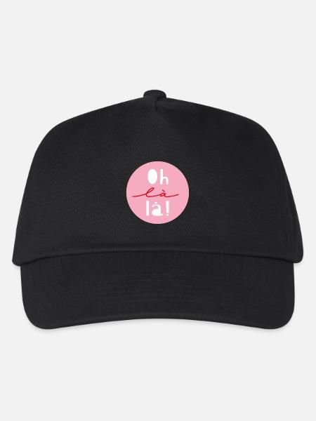 "Oh là là" - Kids’ Baseball Cap - black