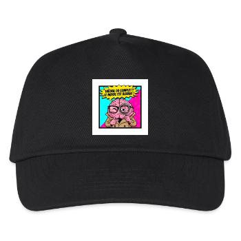 Conspiracy theory weird world - Kids’ Baseball Cap - black - Front