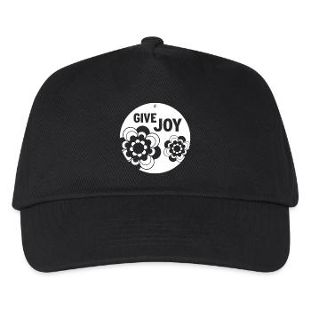 GIVE JOY - Kids’ Baseball Cap - black - Front