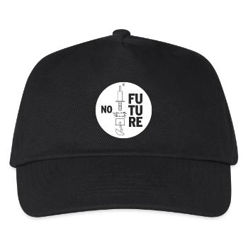 NO FUTURE - Kids’ Baseball Cap - black - Front
