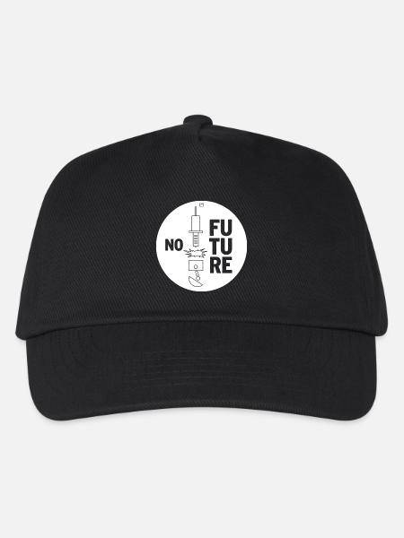 NO FUTURE - Kids’ Baseball Cap - black