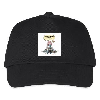 Cerveau en Chaos Créatif - Casquette de baseball Enfant - noir - Devant