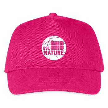 UTILISEZ LA NATURE - Casquette de baseball Enfant - fuchsia - Devant