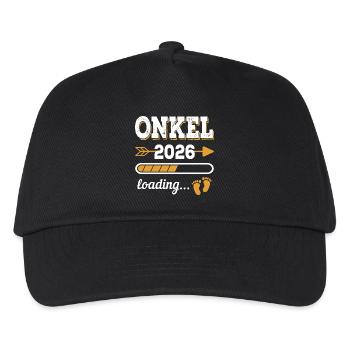Uncle 2026 Loading Future Uncle Gift - Kids’ Baseball Cap - black - Front