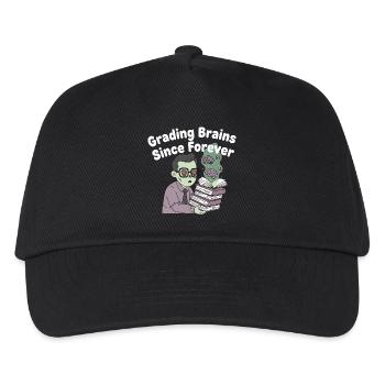 Grading Brains Since Forever - Kids’ Baseball Cap - black - Front