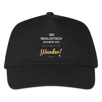 Soyez réaliste – attendez-vous à un miracle ! - Casquette de baseball Enfant - noir - Devant