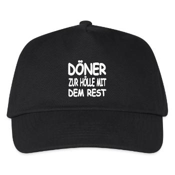 Kebab - Kids’ Baseball Cap - black - Front