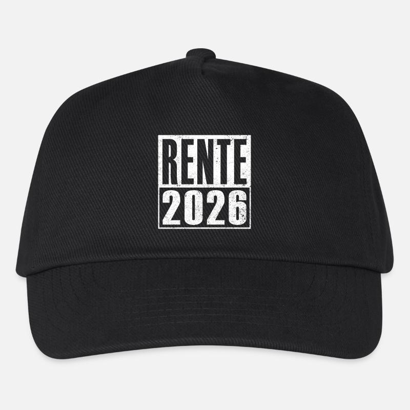 Rente 2026 Rentner Ruhestand Legende Geschenkidee - Kinder Basecap - Schwarz