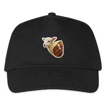 Fleischkonsum | Döner Lamm - Kinder Basecap - Schwarz - Vorne