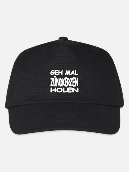 Zündkerzen - Kinder Basecap - Schwarz