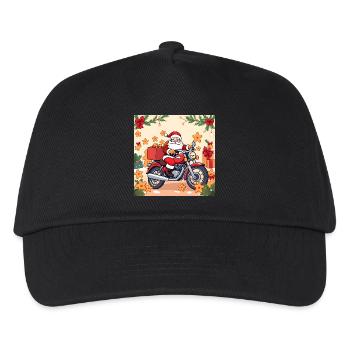 Powered by Gingerbread & Gasoline - Kids’ Baseball Cap - black - Front
