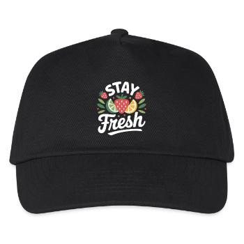 Reste tranquille - Casquette de baseball Enfant - noir - Devant