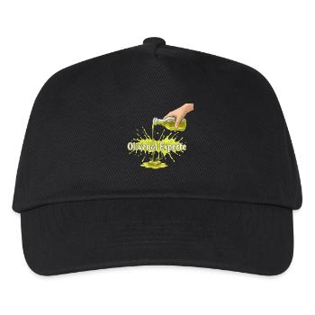 Expert en huile d’olive - Casquette de baseball Enfant - noir - Devant