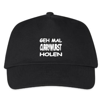 Currywurst - Casquette de baseball Enfant - noir - Devant