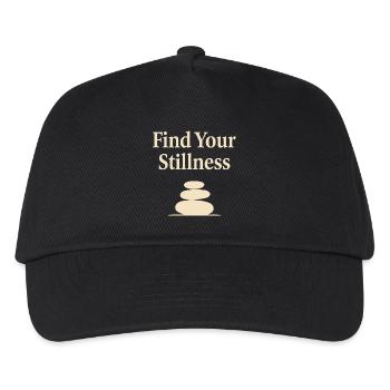 Trouvez votre équilibre de pierres zen - Casquette de baseball Enfant - noir - Devant