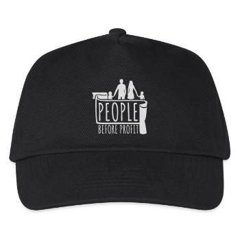 Logo de l’activisme People Before Profit Justice - Casquette de baseball Enfant - noir - Devant