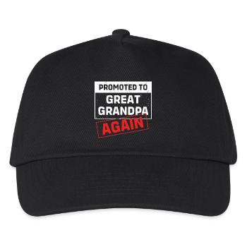 Opi Großvater Enkel Enkelkind Opa - Kinder Basecap - Schwarz - Vorne