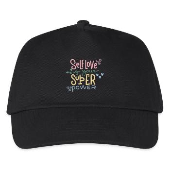 Self-love Is Your Superpower - Kids’ Baseball Cap - black - Front