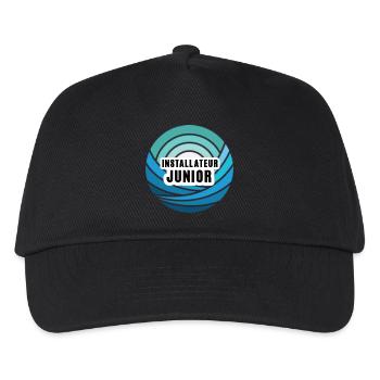 Installateur Successeur Junior Fils Enfant Garçon - Casquette de baseball Enfant - noir - Devant