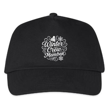 Winter Crew - Kids’ Baseball Cap - black - Front