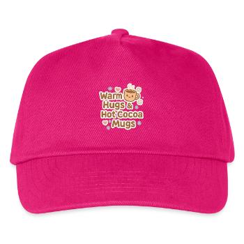 Warme Umarmungen Kakao Becher - Kinder Basecap - Fuchsia - Vorne