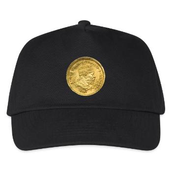 Menelik II Ethiopia King Africa Black History - Kids’ Baseball Cap - black - Front