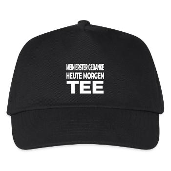 Tee - Kinder Basecap - Schwarz - Vorne