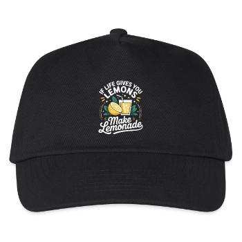 If Life Gives You Lemons Make Lemonade - Kids’ Baseball Cap - black - Front