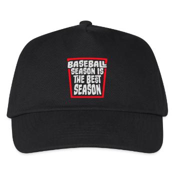 Baseball Season Is The Best Season Fan Game Sports - Kids’ Baseball Cap - black - Front