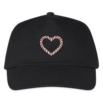 Cœur de canne d’orge - Casquette de baseball Enfant - noir - Devant