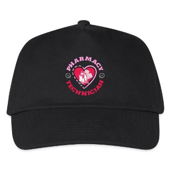 Apotheker Pharmazeutisch-technischer - Kinder Basecap - Schwarz - Vorne