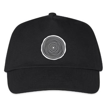 Tree Slice - Kids’ Baseball Cap - black - Front