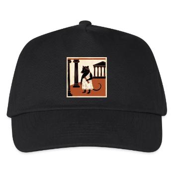Roman Rat in Toga In Antiquity - Kids’ Baseball Cap - black - Front
