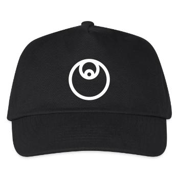 Circle emblem - Kids’ Baseball Cap - black - Front