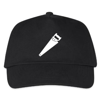 Scie à la main Queue de renard Bois propre - Casquette de baseball Enfant - noir - Devant