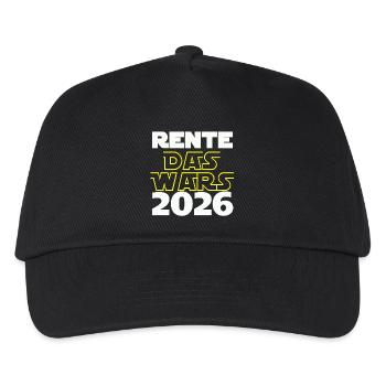 Rente 2026 das wars - Kinder Basecap - Schwarz - Vorne