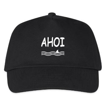 Ahoi - Kinder Basecap - Schwarz - Vorne