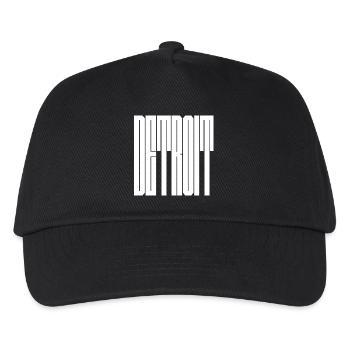 Detroit USA City Logo - Kinder Basecap - Schwarz - Vorne