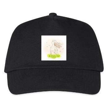 Freiheit im Wind - Kinder Basecap - Schwarz - Vorne